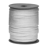 Touw nylon gevlochten wit 2mm