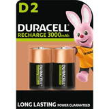 Duracell opl. batterij  a 2st D     1,2 v