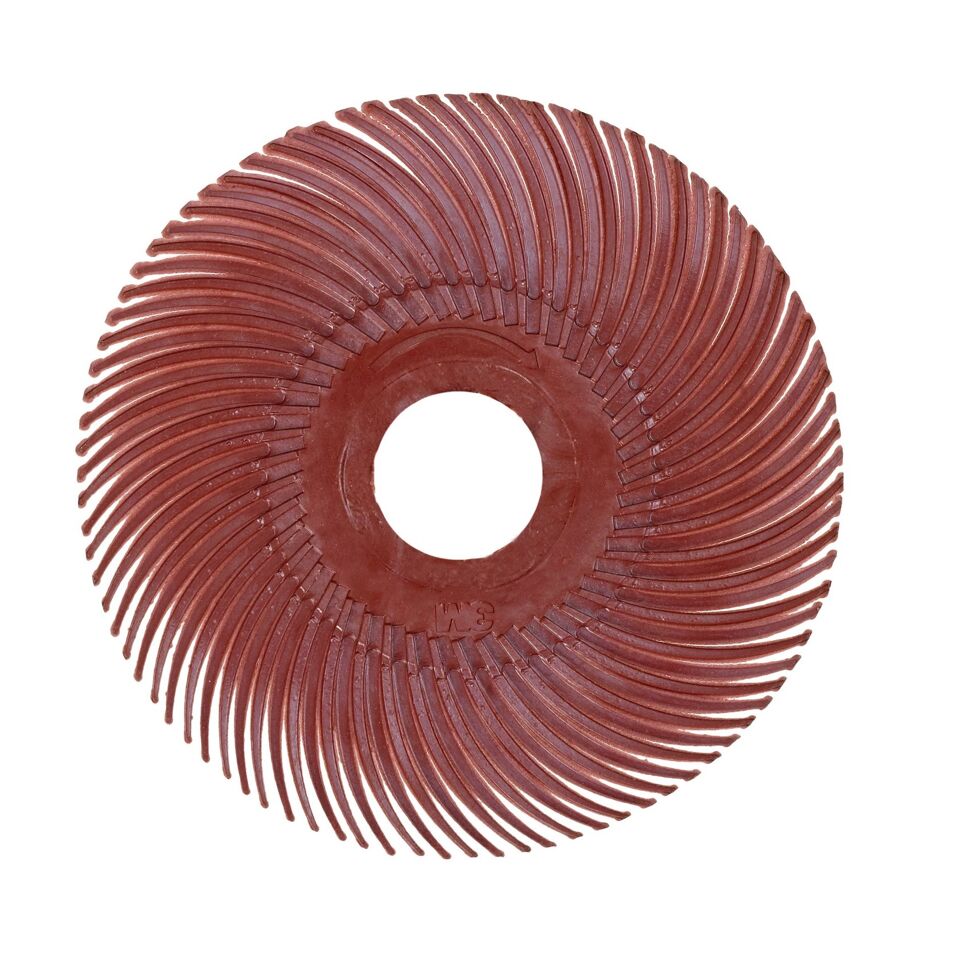Product afbeelding 3M Scotch-Brite Radial Bristle Schijf RB-ZB, 75 mm x 9,53 mm, P220