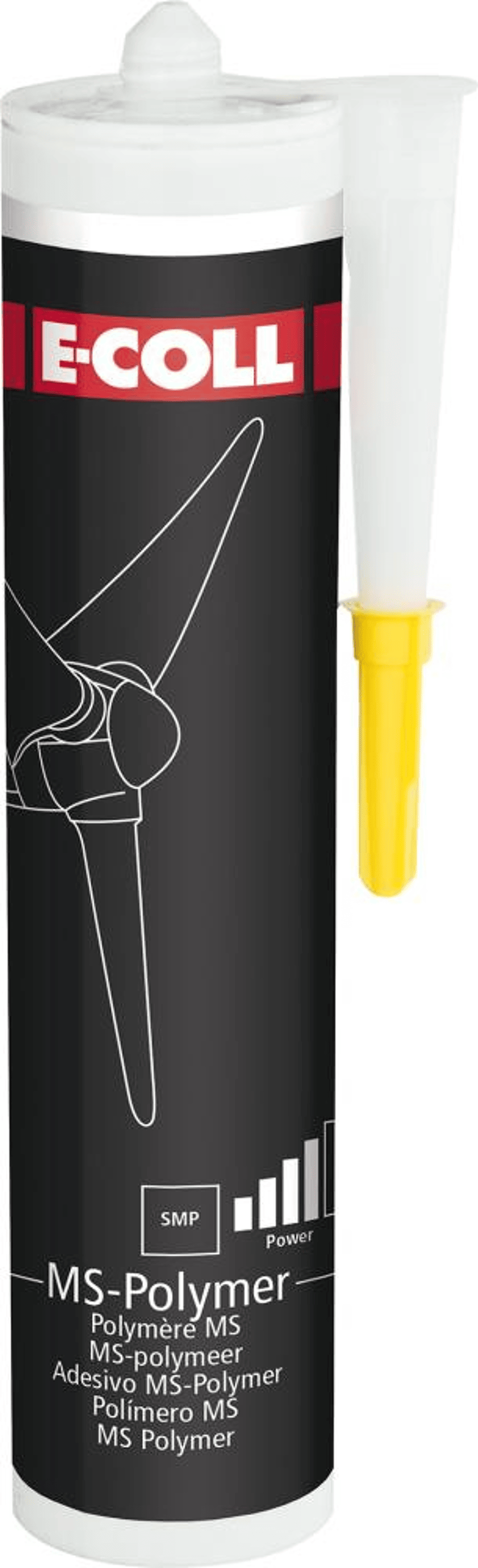 Product afbeelding E-Coll MS-Polymeerlijm transparant 290 ml