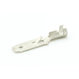 Kabelschoen,vlak,pen 6.3 ongeisoleerd, 1.5-2.5mm vertind, ongeisoleerd, 0,8mm