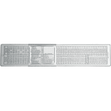 Format DIN-schroefdraadtabel Staal 260x50mm