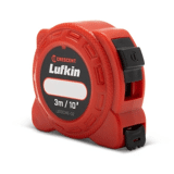 Lufkin rolmaat L610CME-02EU 13mm x 3m, rood, kunststof behuizing, stalen band, meter/inch