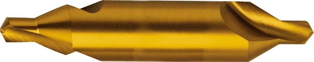 Gühring centreerboor DIN333A HSS TiN rechtssnijdend 60 graden 4mm