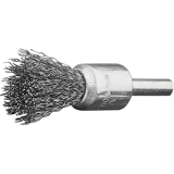 Lessmann Penseelborstel staaldraad gegolfd 23x25/68x0,3mm