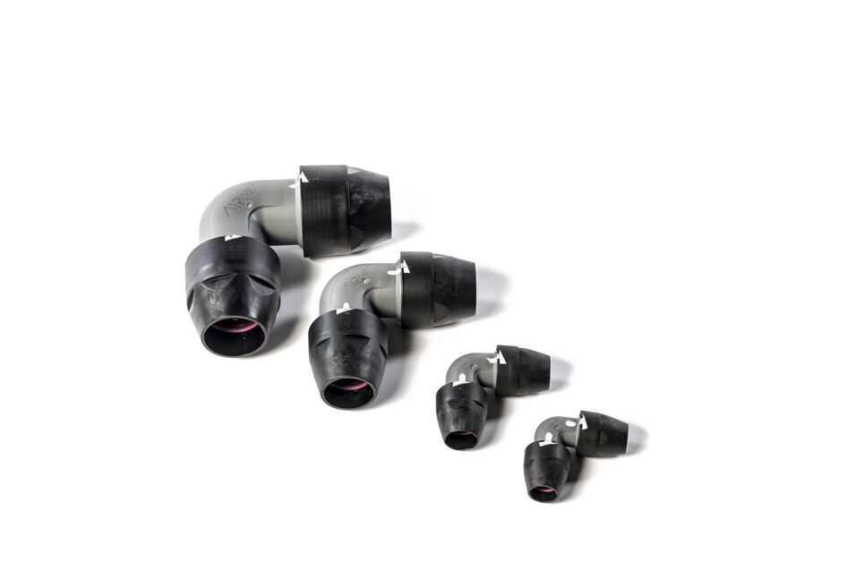 Product afbeelding AIRNET knie 90 graden D25