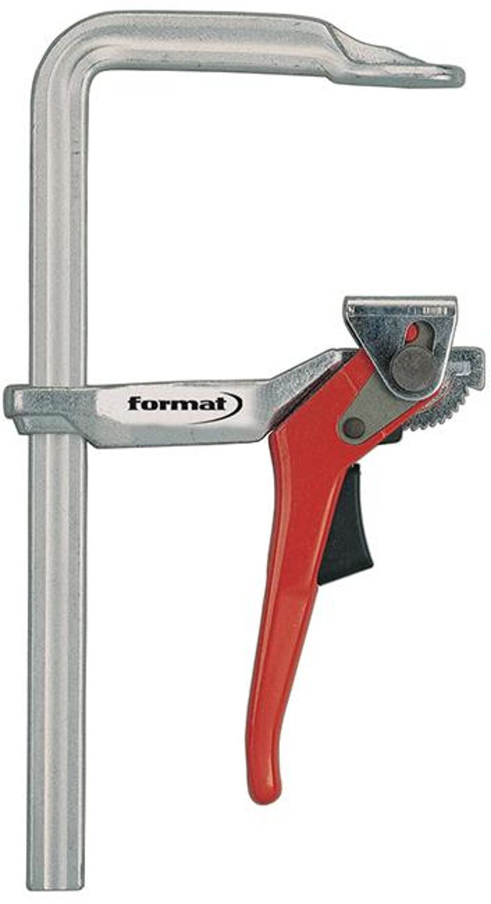 Product afbeelding Format Massief stalen snelspanklem Staal 250x120mm