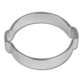 ABA 2-oor slangklem W1 verzinkt 9-11 mm