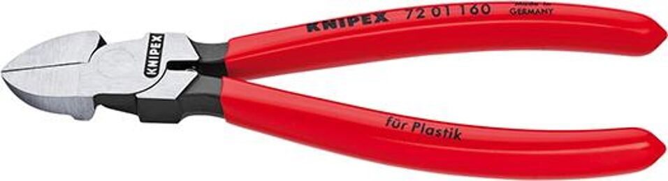 Product afbeelding Knipex Kunststof zijsnijtang zonder facet 140mm