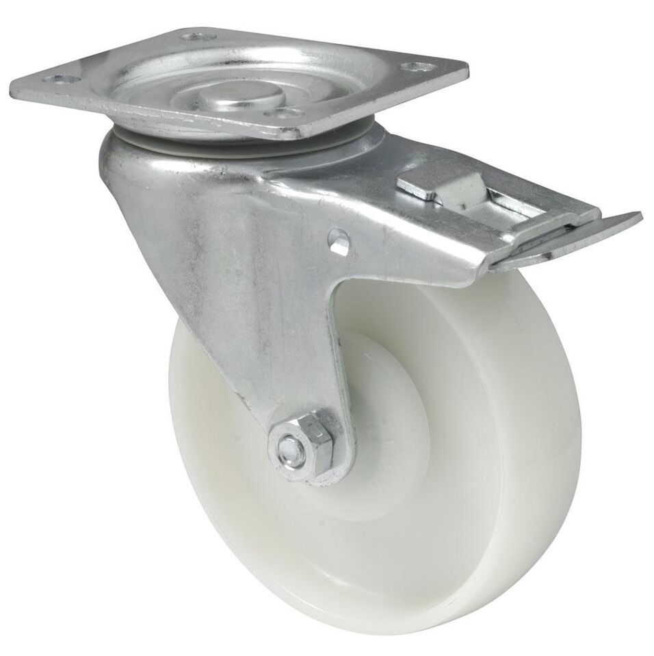 Product afbeelding Colson zwenkwiel BTPN met topplaat en rem 100 x 30mm 250kg