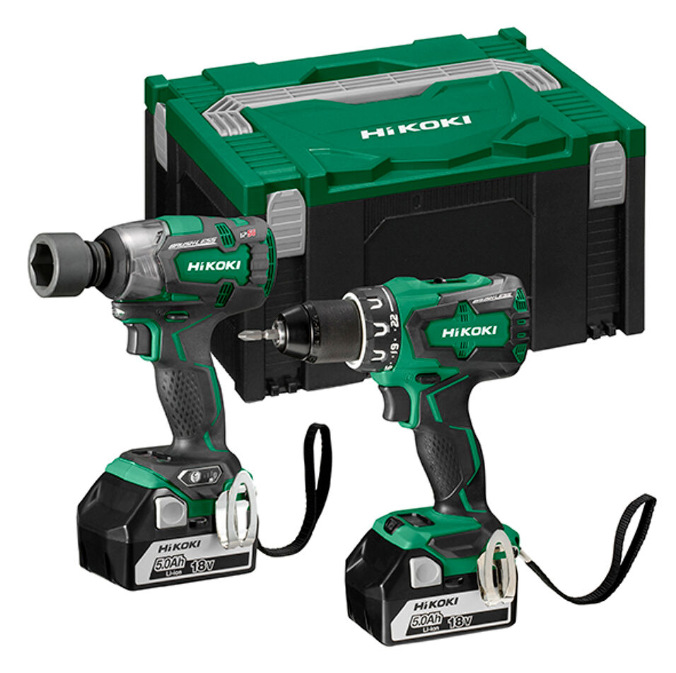 Product afbeelding HiKOKI machineset KC18DPLWDZ