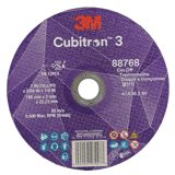 3M Cubitron 3 doorslijpschijf, 88768, 36+, T41, 180 mm x 2 mm x 22,23 mm