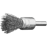 Lessmann Penseelborstel staaldraad gegolfd 12x20/60x0,3mm