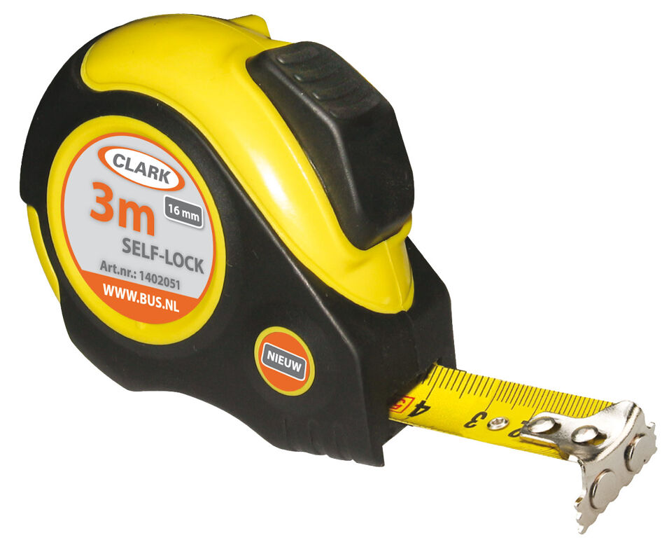 Product afbeelding Clark rolmaat 3016 16mmx3m