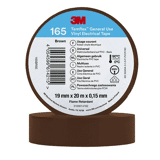 3M Temflex Vinyl isolatietape 165, Bruin, 19 mm x 20 m