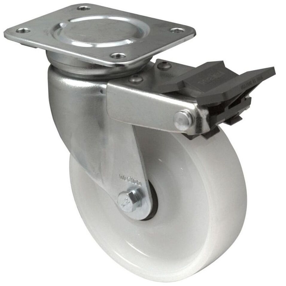 Product afbeelding Colson zwenkwiel JSPN met topplaat en rem 100 x 35mm 250kg