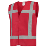 verkeersvest rood