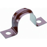 Stalen zadel, gemenied (1.1/4")     32mm