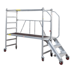 JUMBO vouwsteiger 180 met toegangstrap – 74×185
