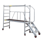 JUMBO vouwsteiger 180 met toegangstrap – 74×185