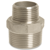 Verloopnippel nr.245 RVS 316 1" x 3/8"