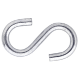 S-haak verzinkt 220-03E - 3 mm