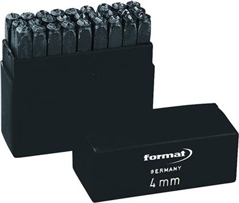 Product afbeelding Format Slagletterset gereedschapsstaal 27-delig 4mm