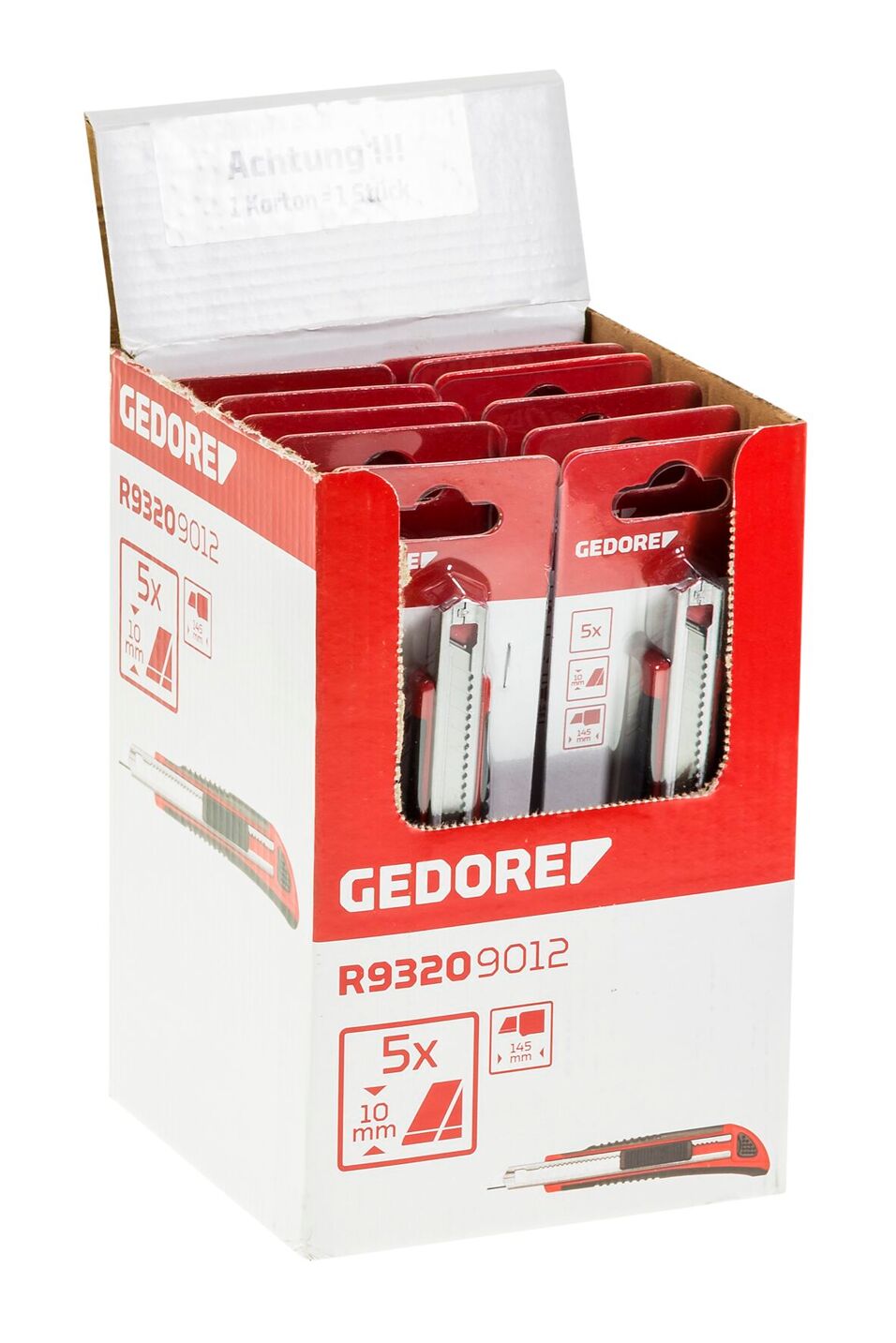 Product afbeelding Gedore red Display afbreekmessen   10 mm