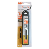 Clark afbreekmesje zwart 18mm a 7 stuks CLM-18