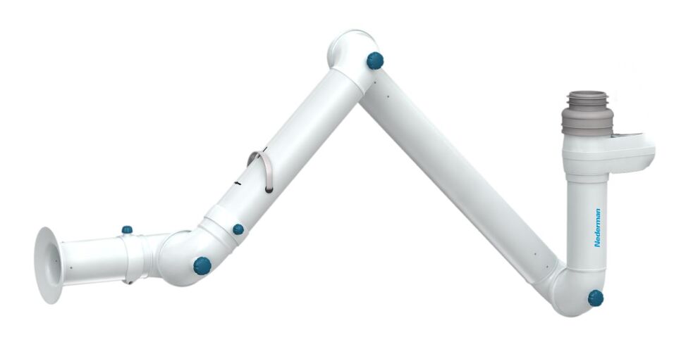 Product afbeelding Nederman afzuigarm BenchTop FX2 100 CHEM 1,2m Omhoog/Omlaag-Laag