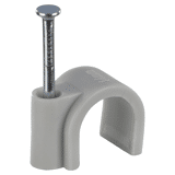 Q-Link kabelclip grijs rond 14mm a 20 st.