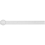 Format Stalen liniaal 1000x40x5mm