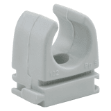 Klembeugel PVC grijs 5/8 a 20 st.