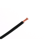 Enkeladerige kabel zwart 2,5 mm