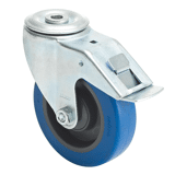 Colson zwenkwiel BPPB met boutgat en rem 100 x 35mm 150kg