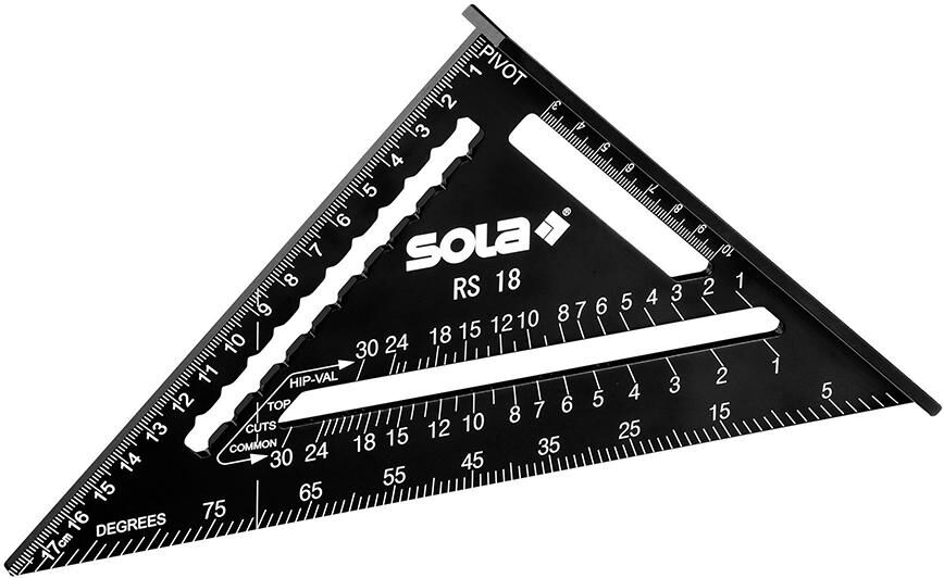 Sola winkelhaak metrisch 18cm