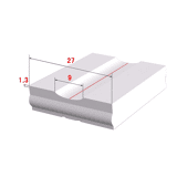 Clark lassteentjes LS270913R 60 cm
