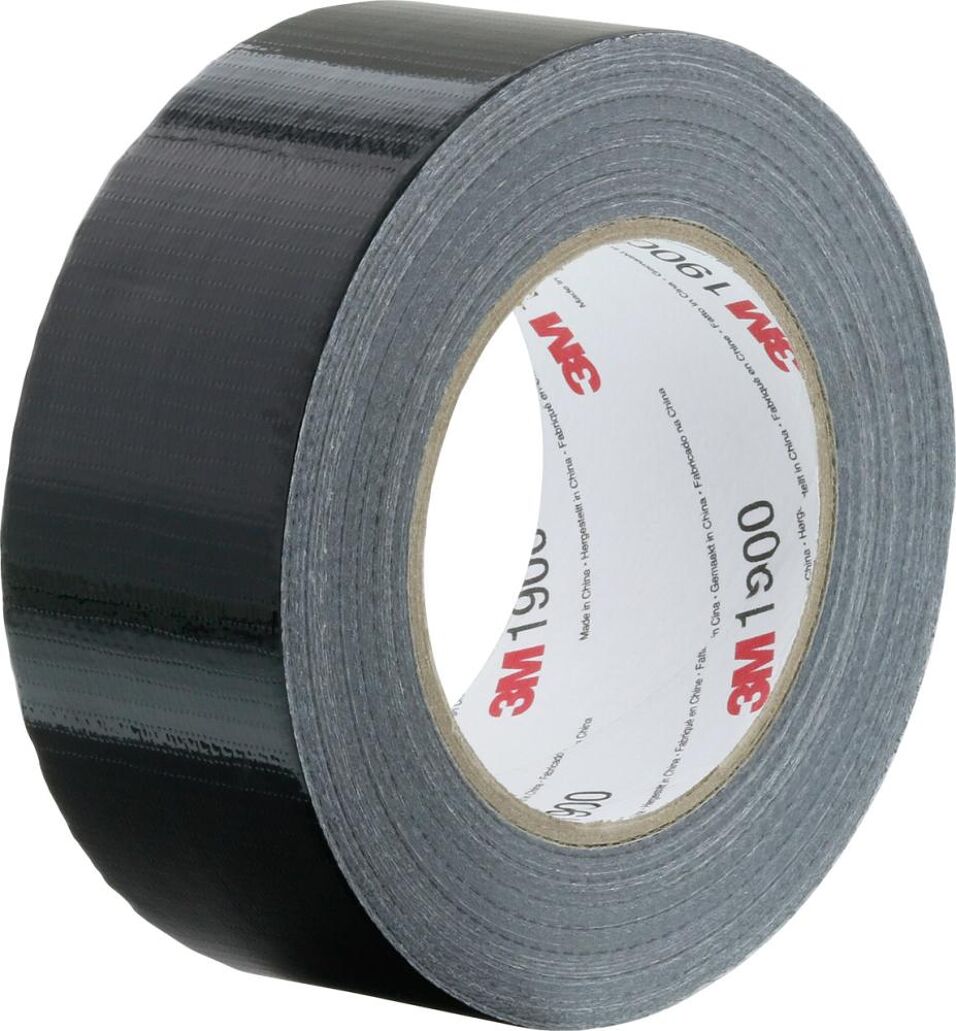 Product afbeelding 3M Economy Duct Tape 1900, Zwart, 50 mm x 50 m, 0.17 mm