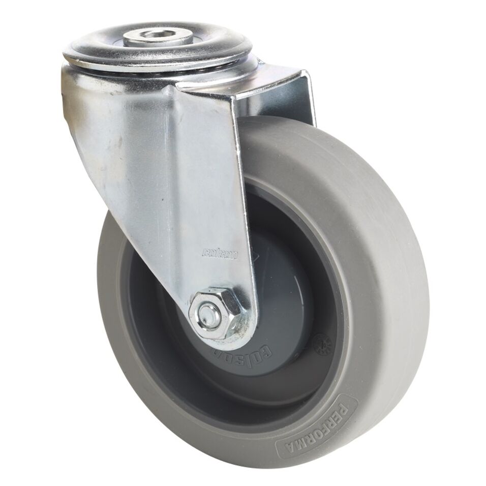 Product afbeelding Colson zwenkwiel JPPF met boutgat 100 x 32mm 150kg