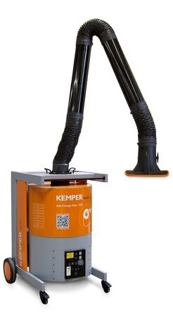 Kemper mobiele afzuiger maxifil met afzuigarm buisuitvoering