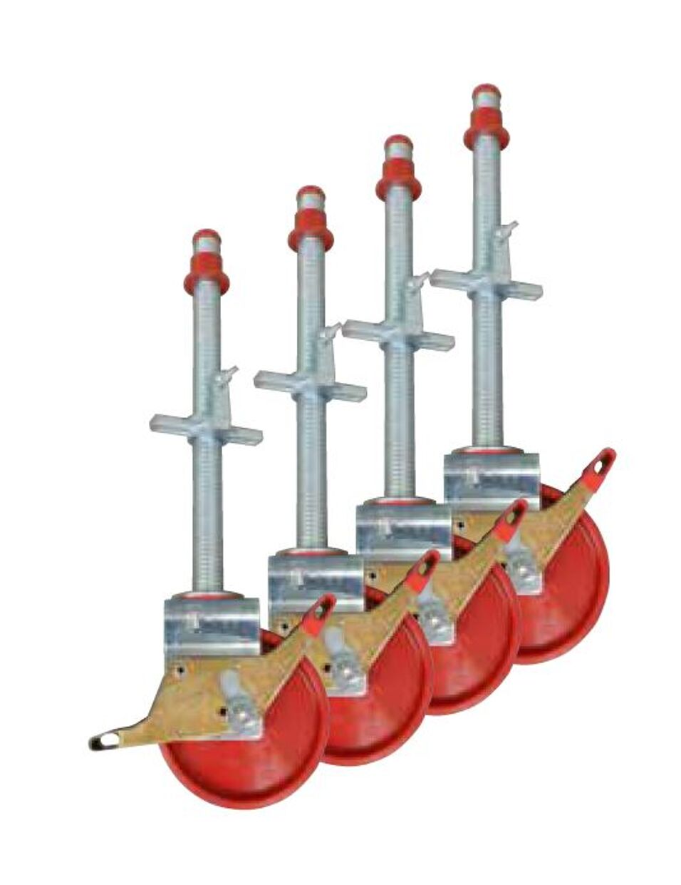Product afbeelding Steigerwielen met spindel set a 4 stuks