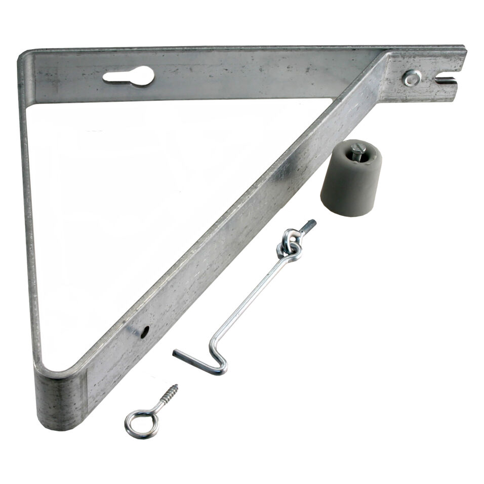 Product afbeelding Gb Deuropvangbeugel recht verzinkt 40x4mm