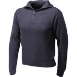 pullover troyer blauw met rits
