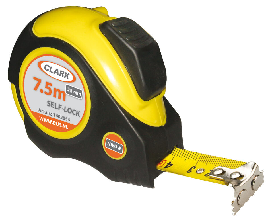 Product afbeelding Clark rolmaat 7525             25mmx7,5m