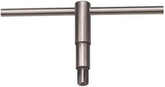 AMF Klauwplaatsleutel met buitenvierkant speciaal gehard staal 6mm