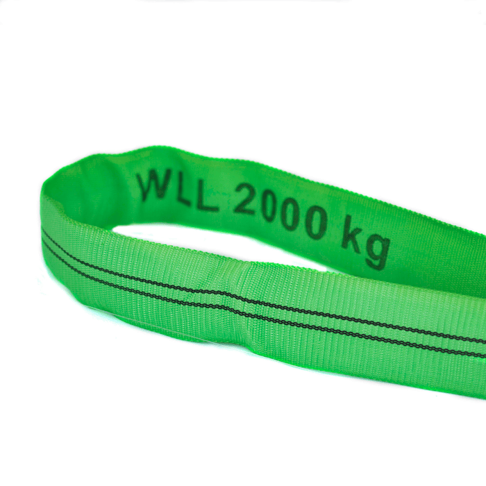 Rondstrop S5 groen 2 ton