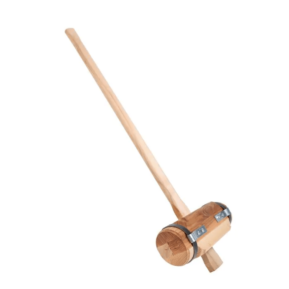 Product afbeelding Tuinhamer rond Fries 350x150mm H40  90cm