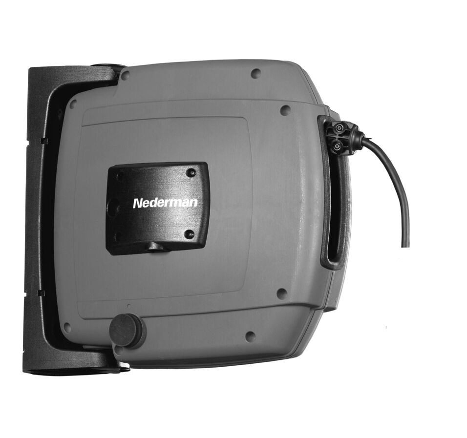 Product afbeelding Nederman kabelhaspel grijs C20 3x1,5mm2 12m zonder stekker