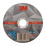 3M Silver Doorslijpschijf, T41, 125 mm x 1.6 mm x 22.23 mm