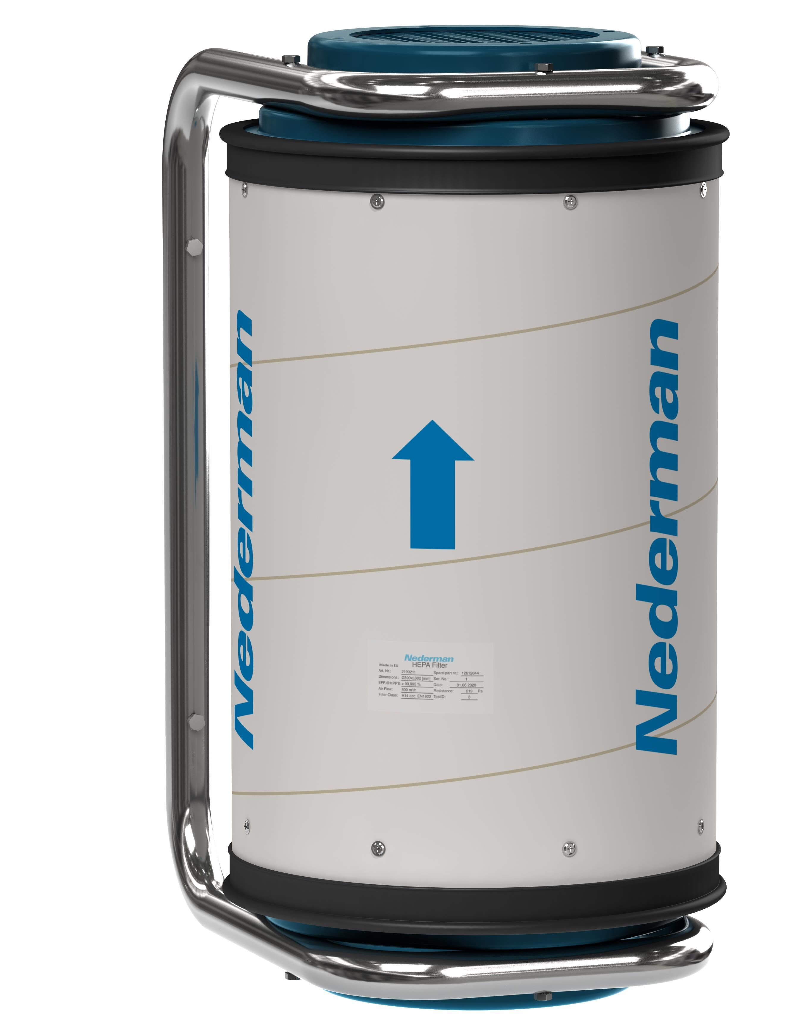 Nederman modulair filter systeem MFS nanofiber filter